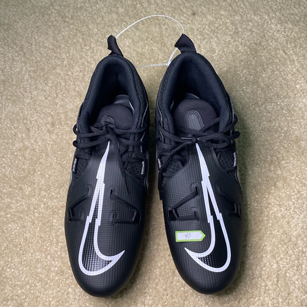 Mike Football Cleats size 11 1/2 Color Black